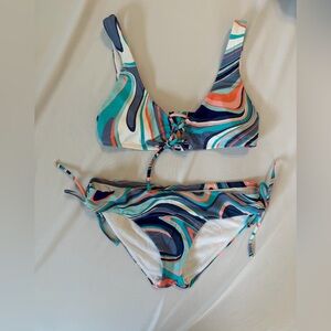 Raisins Multicolor Swirl Bikini Set
